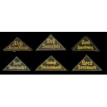 German Second World War Hitler Youth DJ Arm Gebiet (Area) Patches. Comprising Patches for N...