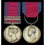 Pair: Private William Crawford, 3rd Foot Guards Military General Service 1793-1814, 2 cla...