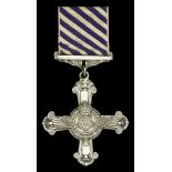 Distinguished Flying Cross, G.V.R., unnamed as issued, the suspension neatly altered with th...