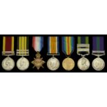 Seven: Lieutenant-Colonel C. G. Woodhouse, 126 Baluchistan Infantry China 1900, 1 clasp,...