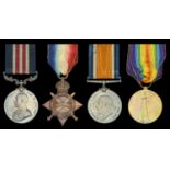 A Great War 'Western Front' M.M. group of four awarded to Pioneer T. Holding, Railway Operat...