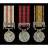 The group of three miniature dress medals attributed to Lieutenant-Colonel J. Boulderson, 91...
