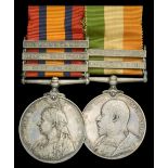 Pair: Lieutenant O. Mowatt, Imperial Yeomanry, later 10th Hussars, who was twice wounded dur...