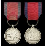 Honourable East India Company Medal for Burma 1824-26, silver, fitted with contemporary silv...