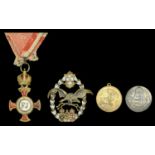 A Great War Austrian General Flying Badge. A 1917-18 Austrian General Flying Badge, bronze...