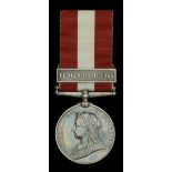 Canada General Service 1866-70, 1 clasp, Fenian Raid 1866 (Pte. R. Sullivan. 16th. Bn.) near...