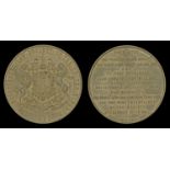 The Incorporated Law Society Boer War Tribute Medal 1899-1902, 51mm, bronze, the obverse fea...