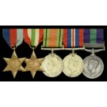 Five: Captain A. W. D. Rookledge, Royal Berkshire Regiment 1939-45 Star; Italy Star; Defe...