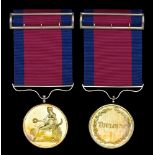 The important Army Gold Medal awarded to Lieutenant-Colonel James Hugonin, 4th Dragoons, a d...