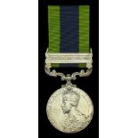 India General Service 1908-35, 1 clasp, Waziristan 1921-24 (5328953 Pte. R. Weaver. R. Berks...