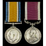 Pair: Warrant Officer Class II E. Borton, Royal Berkshire Regiment British War Medal 1914...