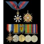 A Great War C.M.G. group of seven awarded to Captain D. G. Thynne, Royal Navy, who was Menti...