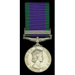 General Service 1962-2007, 1 clasp, Northern Ireland (24221537 Pte. R. Fluck. DERR.) extreme...