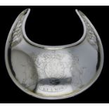 An Officer's General Pattern Gorget c.1750-70. A rare good quality Militia, Volunteer Infan...