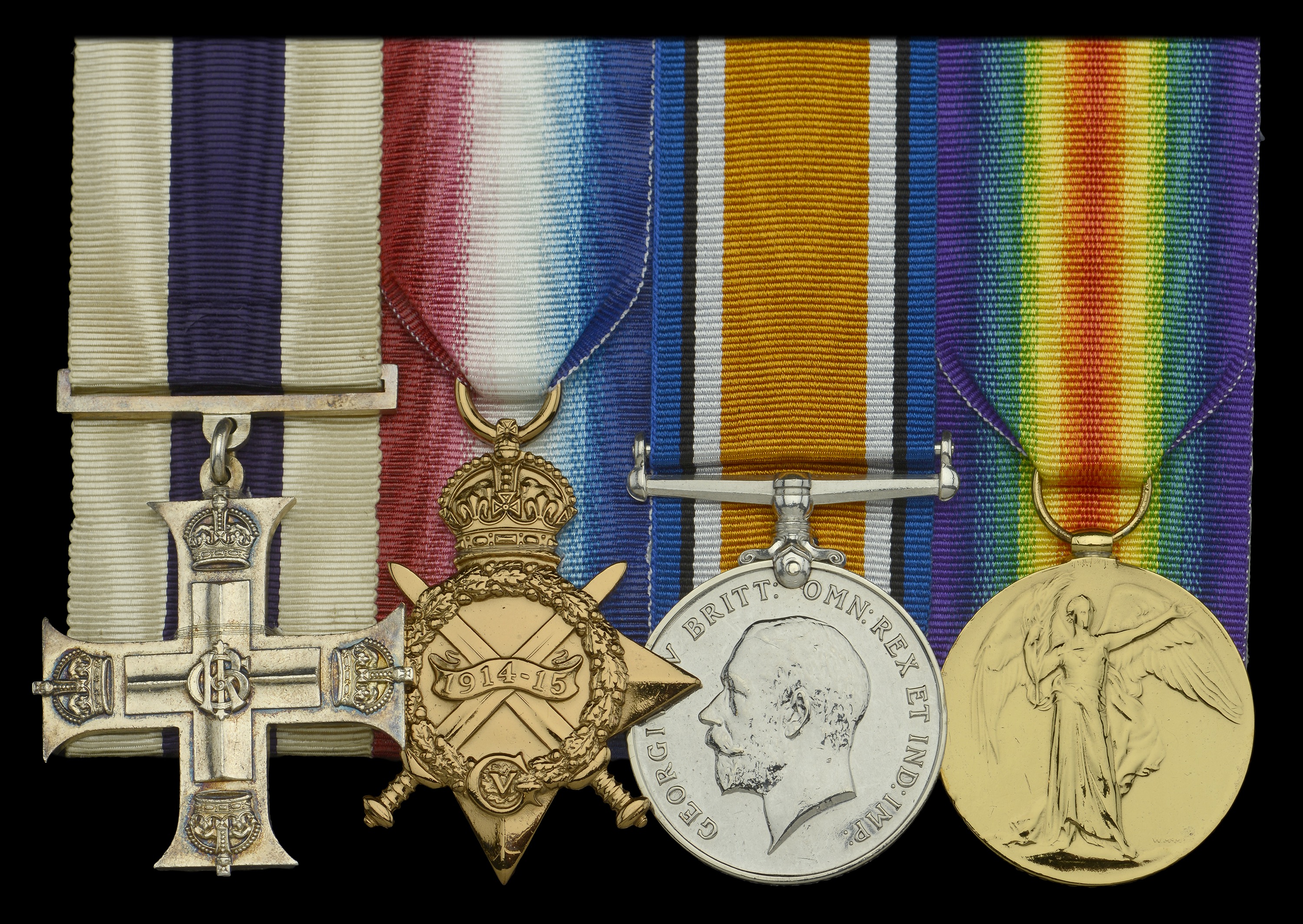 A Great War M.C. group of four awarded to Captain G. D. Boissier, Oxfordshire and Buckingham...