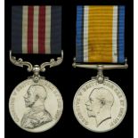 A Great War 'Western Front' M.M. pair awarded to Private F. Gosden, 6th (Inniskilling) Drago...