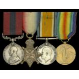 A Great War 'Hansa Line, November 1916' D.C.M. group of four awarded to Sergeant H. Waterton...