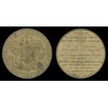 The Incorporated Law Society Boer War Tribute Medal 1899-1902, 51mm, bronze, the obverse fea...