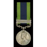 India General Service 1908-35, 1 clasp, Waziristan 1921-24 (5330819 Pte. A. H. Davis. R. Ber...