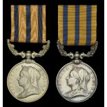 British South Africa Company Medal 1890-97 (2), reverse Rhodesia 1896, no clasp, naming eras...