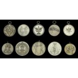 Regimental Sporting Medallions (10), 9th Lancers; 14th Hussars; 26th Hussars; 10th Hussars;...