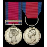 Pair: Sergeant Patrick Neil, 54th Foot Military General Service 1793-1814, 1 clasp, Egypt...