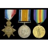 Three: Acting Corporal W. Lawrie, Royal Berkshire Regiment 1914 Star (9976 Pte W. Lawrie....