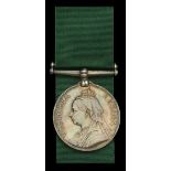 Volunteer Force Long Service Medal, V.R. (386. Sjt: Cook. G. Hawken. 5/V.B. Devon R.) engrav...