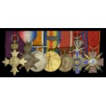 A fine Great War O.B.E. and Sea Gallantry Medal group of seven awarded to Lieutenant T. P. R...