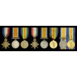 Three: Corporal R. J. Anderson, M.M., Royal Highlanders 1914-15 Star (S-5265. Cpl. R. J. An...