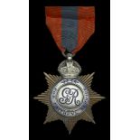Imperial Service Medal, G.V.R., Star issue (Robert C. Bailey) in its Elkington & Co. Ltd cas...