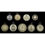 Regimental Medallions (9), Lancashire Yeomanry (Best Section Competition Winners 1908 No. 1...