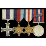 A scarce Second War M.C. group of four attributed to Flight Lieutenant W. R. Jay, 2804 (Armo...