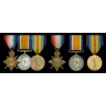 Three: Private H. Dymock, Bedfordshire Regiment 1914-15 Star (10672 Pte. H. Dymock. Bedf: R...