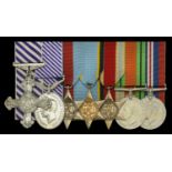 A Second War '1945' D.F.C., '1943' D.F.M. group of seven awarded to Halifax and Lancaster Re...