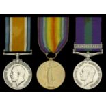 Three: Private D. L. Hatcher, Royal Berkshire Regiment, late Hampshire Regiment British W...