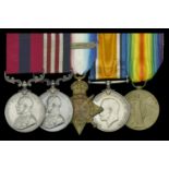 A Great War 'Western Front' 1918 D.C.M. and 'Somme' 1916 M.M. group of five awarded to Serge...