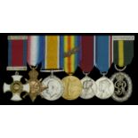 A Great War D.S.O. group of seven awarded to Lieutenant-Colonel E. Eton, Royal Artillery, wh...