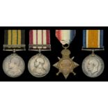 Four: Able Seaman P. Angell, Royal Navy Africa General Service 1902-56, 1 copy clasp, Som...