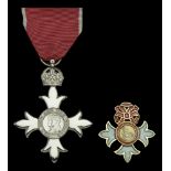 The Most Excellent Order of the British Empire, M.B.E. (Civil) Member's 2nd type breast badg...