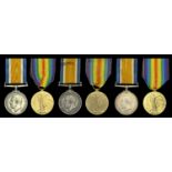Pair: Second Lieutenant E. T. R. Hoare, Royal Berkshire Regiment British War and Victory Me...