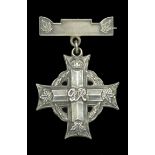 Canadian Memorial Cross, G.V.R. (77681 L/Sgt. J. McNeil) with Maple Leaf bar suspension, in...