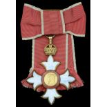 The Most Excellent Order of the British Empire, C.B.E. (Civil) Commander's 2nd type, lady's...
