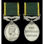 Efficiency Medal, G.V.R., Canada (R.Q.M.S. (W.O. Cl. 2.) A. J. Hayhurst M.M. B.C. Dns.) near...