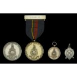 Regimental Medallions (4), Royal Marines Rifles Association (1921 Won By Comrade C. C. Mills...