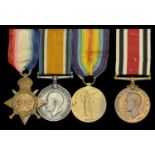 Four: Sergeant A. W. Allnutt, Royal Berkshire Regiment and Special Constabulary 1914-15 S...