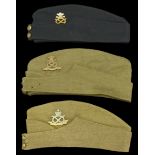 South Staffordshire Regiment Other Ranks Side Cap. A Khaki other ranks side cap with standa...