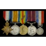 Five: Acting Staff Sergeant A. Munro, Royal Garrison Artillery 1914 Star (2019 Sm: Gnr: A...