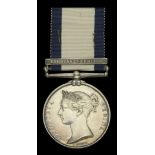 Naval General Service 1793-1840, 1 clasp, Eurotas 25 Feby. 1814 (Thomas Gallyer.) nearly ext...