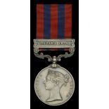 India General Service 1854-95, 1 clasp, Hazara 1888 (1802 Pte. R. Jackson 2d. Bn. R. Suss. R...